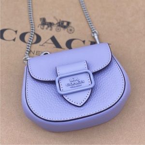 Coach Morgan Card Case On A Chain